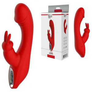 Wibrator Artemis 2 silniki Dildo + Króliczek
