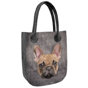 Torebka miejska Beige Bulldog