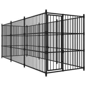 Kojec zewnętrzny dla psa, 450 x 150 x 185 cm