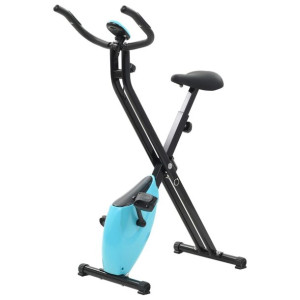 Magnetyczny rower X-bike z pomiarem tętna, czarno-niebieski