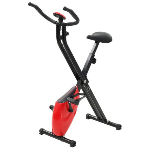 Magnetyczny rower X-bike z pomiarem tętna, czarno-czerwony