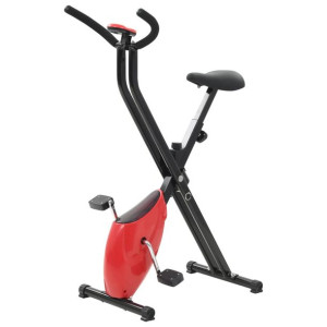Rowerek do ćwiczeń X-Bike, pasek oporowy, czerwony