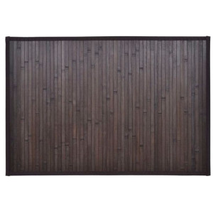 Bambusowa mata łazienkowa, 60 x 90, ciemny brąz