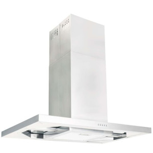 Okap kuchenny LED, stal nierdzewna, 90 cm, 756 m³/h