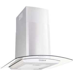 Okap kuchenny LED, ścienny, stal nierdzewna, 60 cm, 756 m³/h