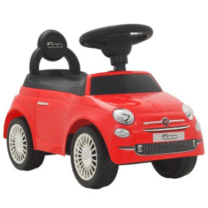 Samochód jeździk Fiat 500, czerwony