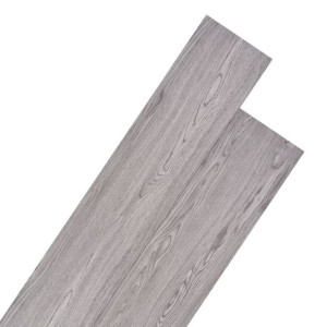 Panele podłogowe z PVC, 5,26 m², 2 mm, ciemnoszare