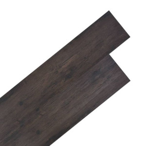 Panele podłogowe z PVC, 5,26 m², 2 mm, ciemnoszary dąb