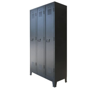Metalowa szafka w industrialnym stylu, 90 x 45 x 180 cm