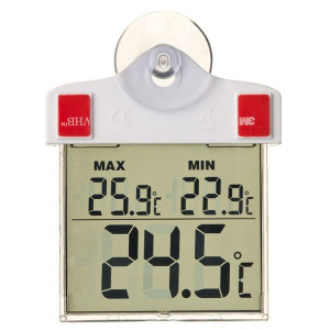 Nature Termometr elektroniczny zaokienny, 13 x 10 x 3 cm, 6080078