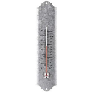 Termometr naścienny, cynk, 30 cm, OZ10