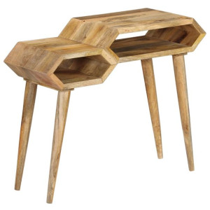 Stolik typu konsola z litego drewna mango, 90 x 35 x 76 cm