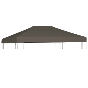 Zadaszenie do altany, 310 g/m², 3 x 4 m, kolor taupe