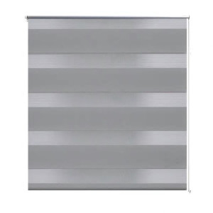 Roleta w pasy (50 x 100 cm), szara