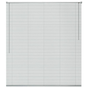 Żaluzja aluminiowa, srebrna 140x220 cm