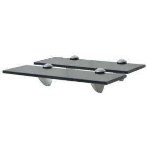 Półki szklane, 2 szt., 30 x 10 cm, 8 mm