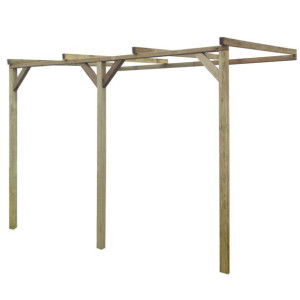 Pergola przyścienna, 2 x 3 x 2,2 m, drewno