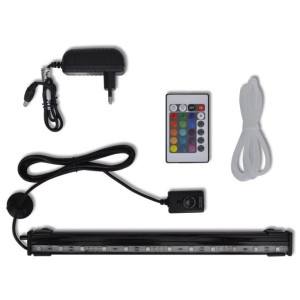 Lampki LED do akwarium, wodoodporne, RGB 32 cm