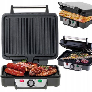 Grill Elektryczny Stołowy Bez Tłuszczu Duży 2500w
