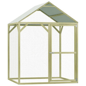 Klatka dla drobiu, 1,5x1,5x2 m, impregnowane drewno sosnowe