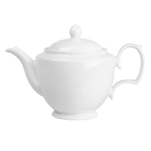 Dzbanek do herbaty i kawy porcelanowy MariaPaula Biała Karolina 1,2 l