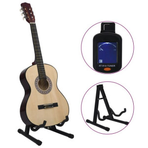 12-częściowy zestaw do nauki gry na gitarze klasycznej 4/4 39"
