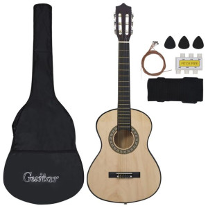 8-cz. zestaw do nauki gry na gitarze klasycznej, 1/2, 34"