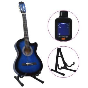 12-cz. zestaw z gitarą akustyczną z wycięciem, 6 strun, 38"