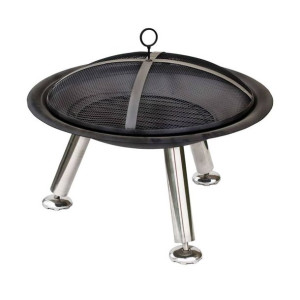 Palenisko ogrodowe Chicago, czarny, stal, 75 cm 85013