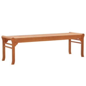 3-os. ławka ogrodowa, 150 cm, lite drewno eukaliptusowe