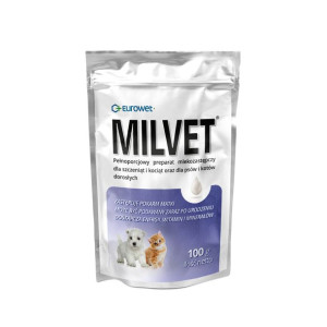 Milvet  Preparat Mlekozastępczy Dla Szczeniąt I Kociąt 100 g