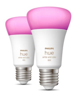 Philips Hue żarówki E27 6,5W RGBW BT 2-pak