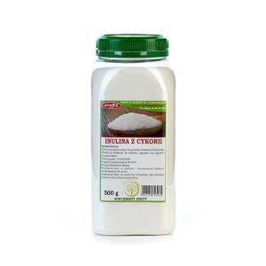 Inulina z cykorii 500g - słoik
