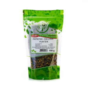 Papryka zielona płatek 150g