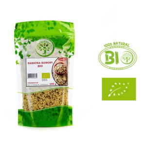 BIO Nasiona konopi łuskane 250g