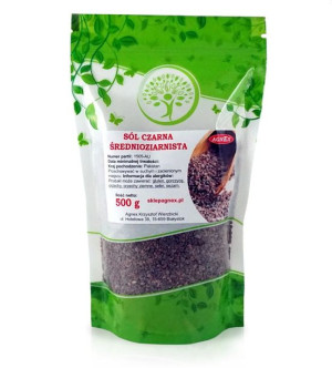 Sól czarna Kala Namak średnia 500g