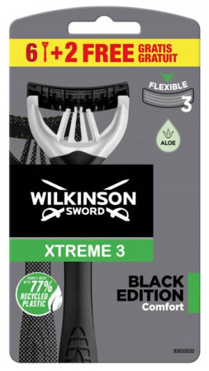 8x Maszynka Do Golenia Wilkinson Xtreme 3 Black