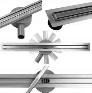 Odpływ Eco Slim 360° Chrom 100 Gwarancja 10 Lat