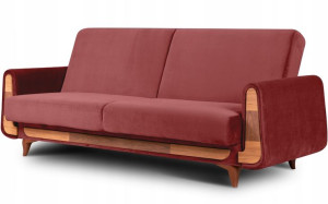 Sofa Kanapa 3-osobowa MODERN TOP QUALITY Bordowa