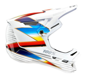 Kask full face 100% AIRCRAFT COMPOSITE Helmet Knox White roz. M (57-58 cm)
