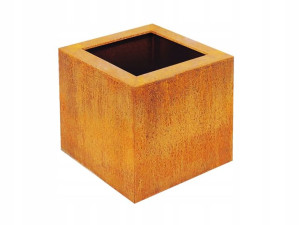 Donica stalowa Corten Korten doniczka 59x59x59cm