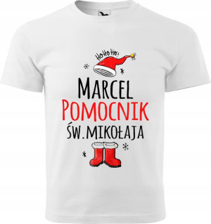 Koszulka z imieniem Pomocnik Św. Mikołaja 158 v2