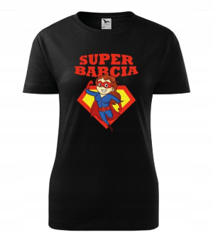 koszulka SUPER BABCIA prezent dzień babci r. XL