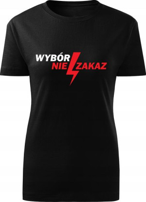 Koszulka STRAJK KOBIET Wybór nie zakaz... S v6