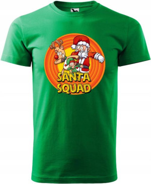 Koszulka świąteczna SANTA SQUAD Mikołaj M V14