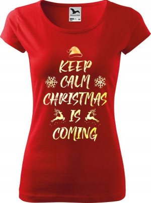 Koszulka świąteczna KEEP CALM... prezent M ver12