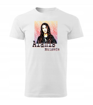 Alanis Morissette koszulka męska na koncert r. S