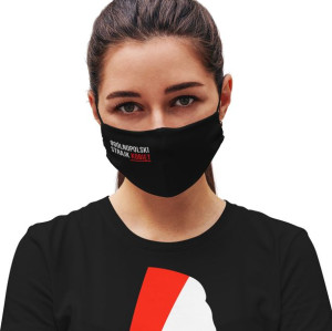 Maseczka damska bawełniana STRAJK KOBIET protest 2