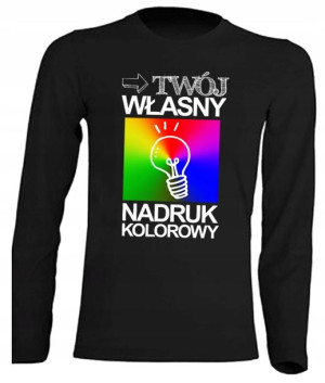 Koszulka Męska Z Własnym Nadrukiem Grafiką 3xl Ls