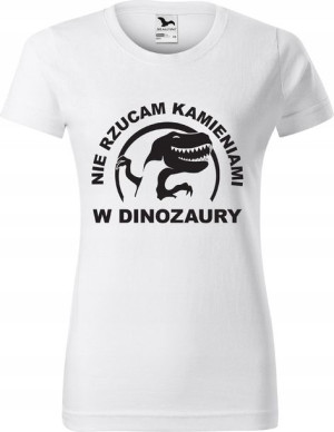 Koszulka Nie rzucam kamieniami w dinozaury L